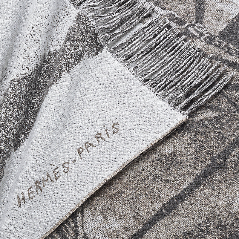 Cheval d'Attelage blanket | Hermès Singapore
